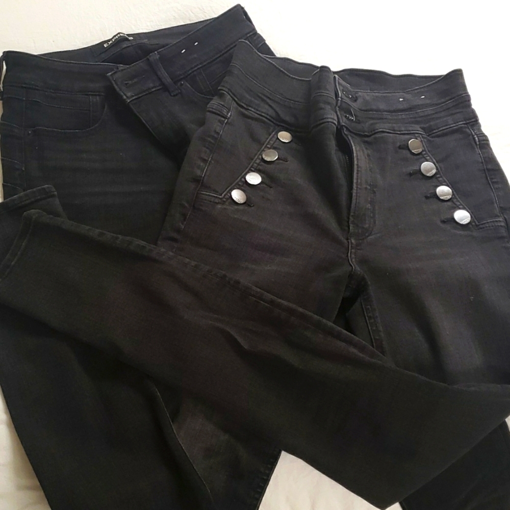 2, Size 4R Express Jeans Stretch High rise